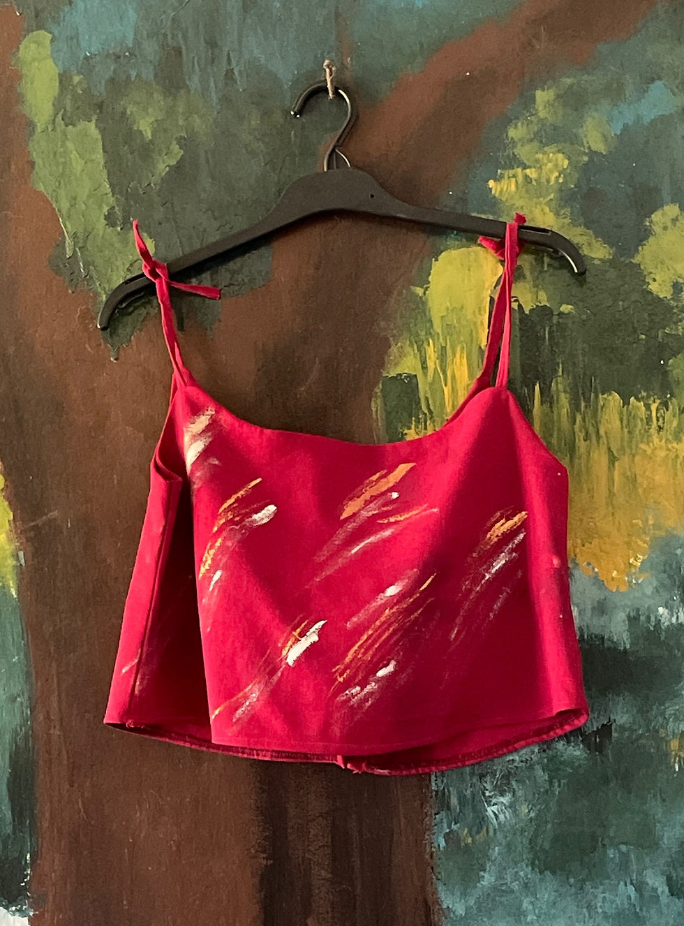 縮圖：Neha Linen Handpainted Top