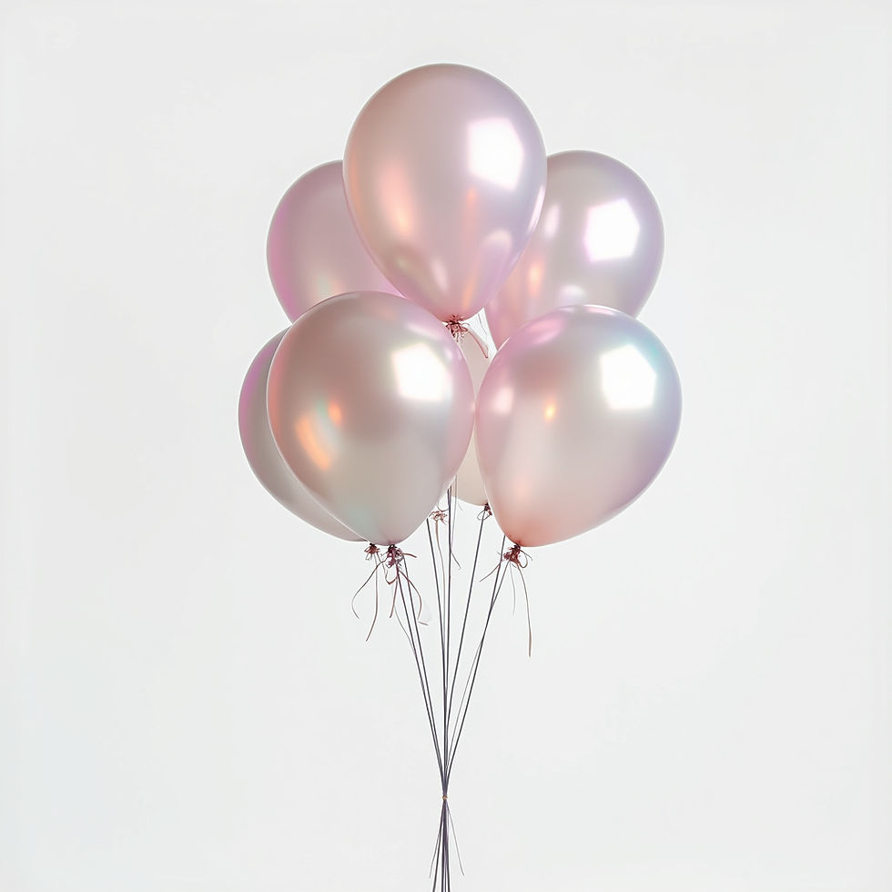 Iridescent Latex Balloons