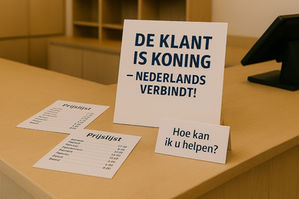 Schepen verwelkomt nieuwe kapperszaak te midden van taaldebat