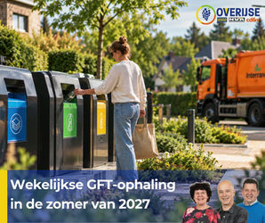 Vanaf 2027 elke week GFT-ophaling in juni, juli en augustus