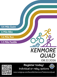 Kenmore Quad set for Aug. 22, 9-noon