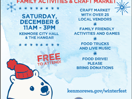 Celebrate the season at Kenmore Winterfest and Market, Dec. 6