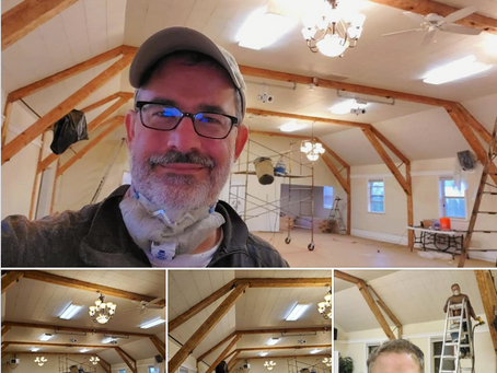 Club's wood beams restored to original beauty