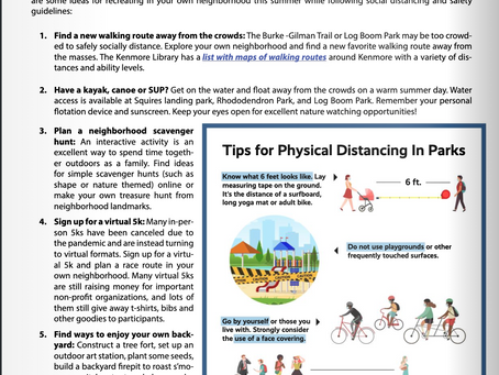 Kenmore issues guidance for outdoor summertime fun