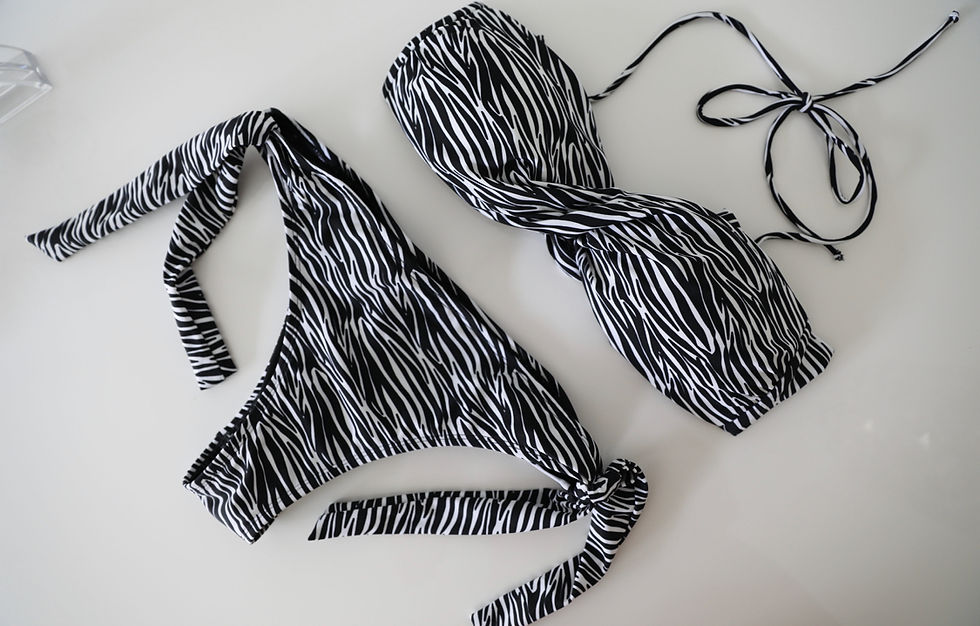 Thumbnail: Millene Black &  White Swimwear Bottom