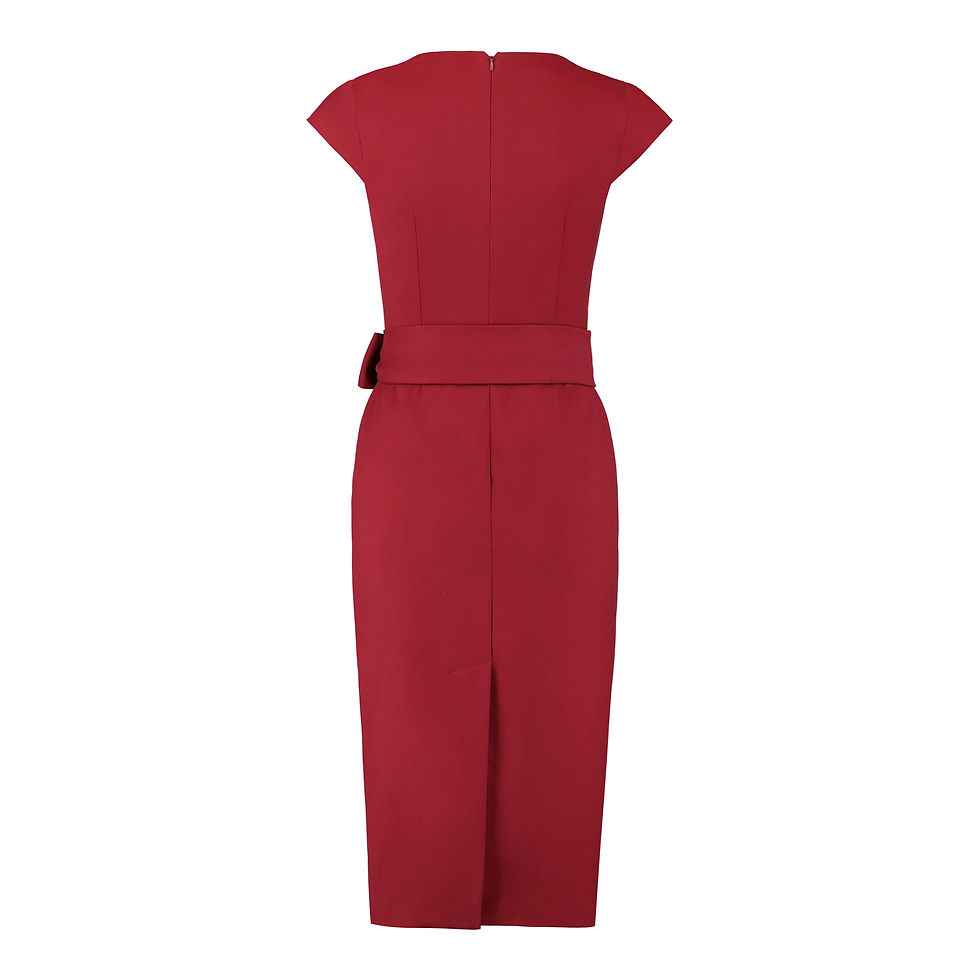 Thumbnail: JU Deep Red Dress No. 12 Julia Aiste