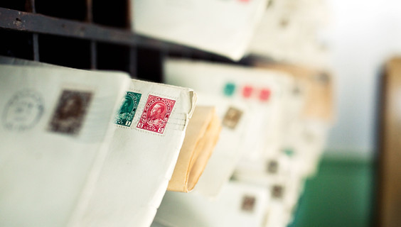 stamps-on-envelopes