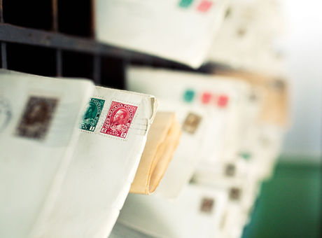 stamps-on-envelopes