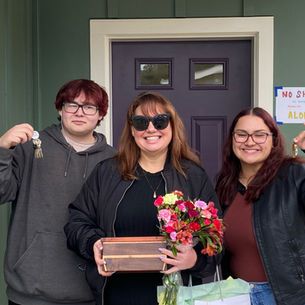 On Feb. 3rd, Habitat welcomed two new first-time homeowner families to Rodeo Creek Court at their Home Dedication!