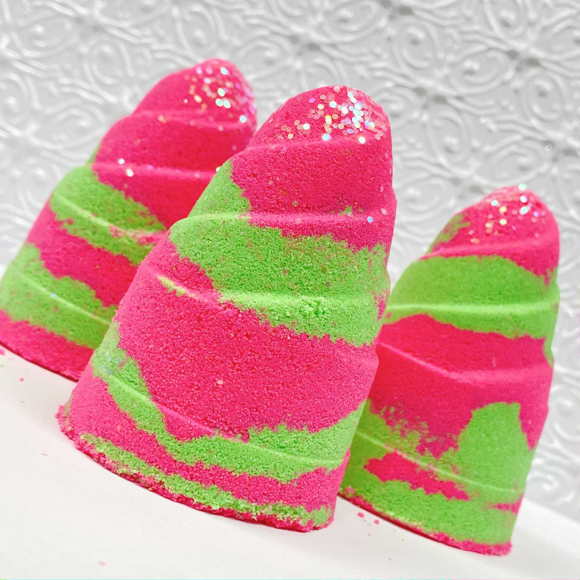 Watermelon Unicorn Horn Bath Bombs