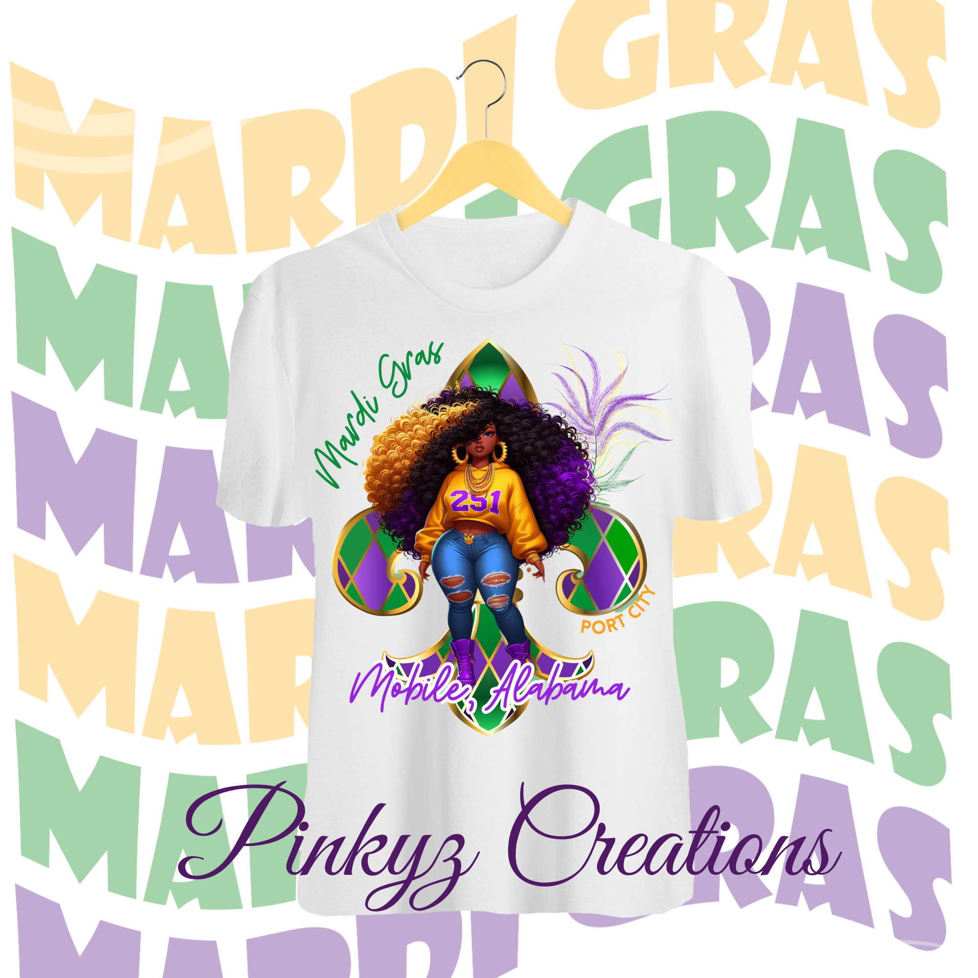 Mardi Gras Fly Girl 2