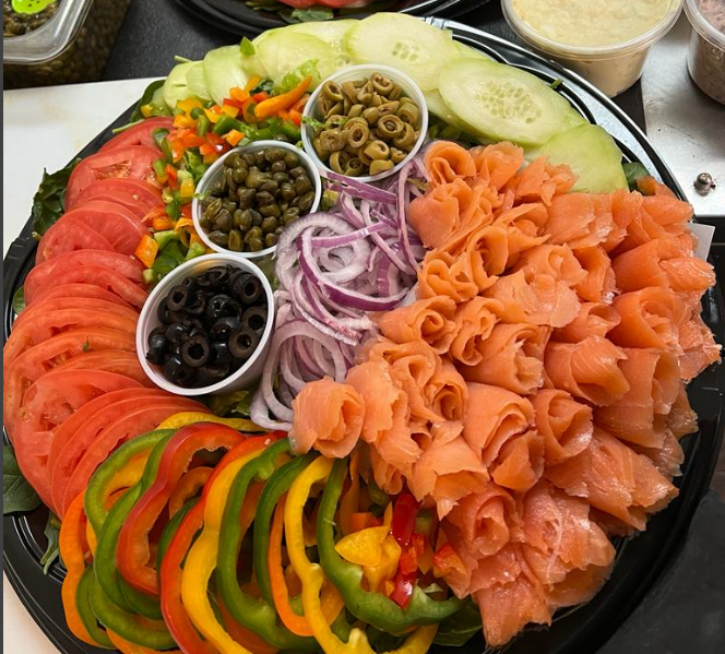 Arranged Food and Objects