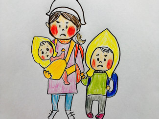 避難弱者ではないのイラスト