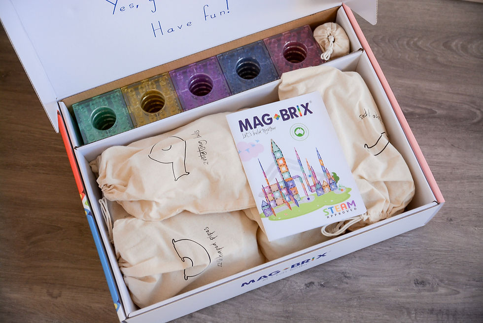 Thumbnail: Magbrix® 98PCS BALL RUN SET PASTEL COLOUR