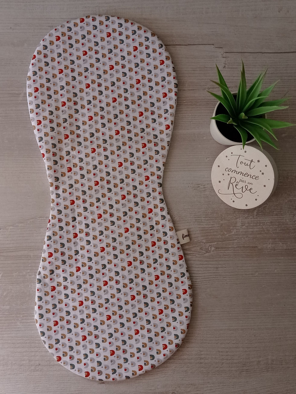 protège épaule en coton et éponge nid d'abeille