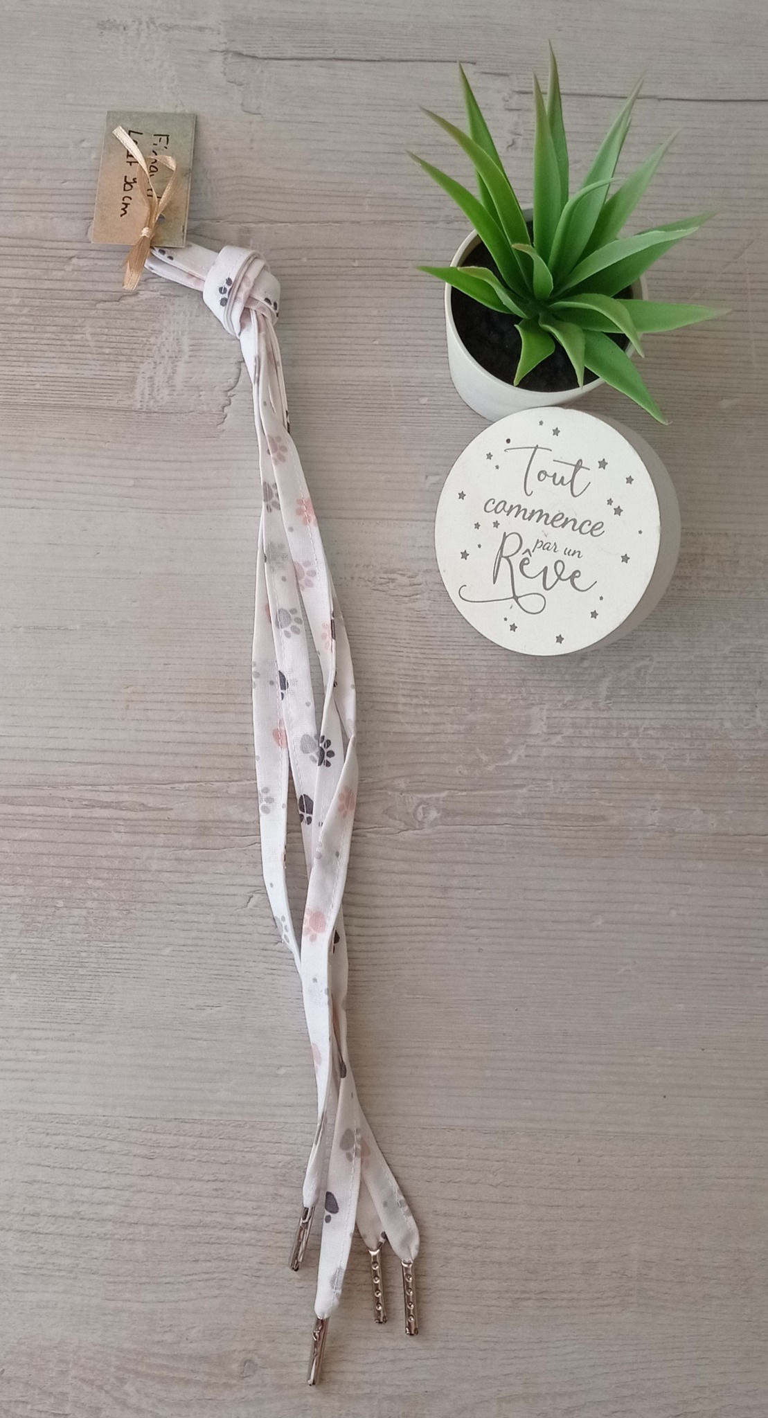 Lacet enfant 90 cm en coton