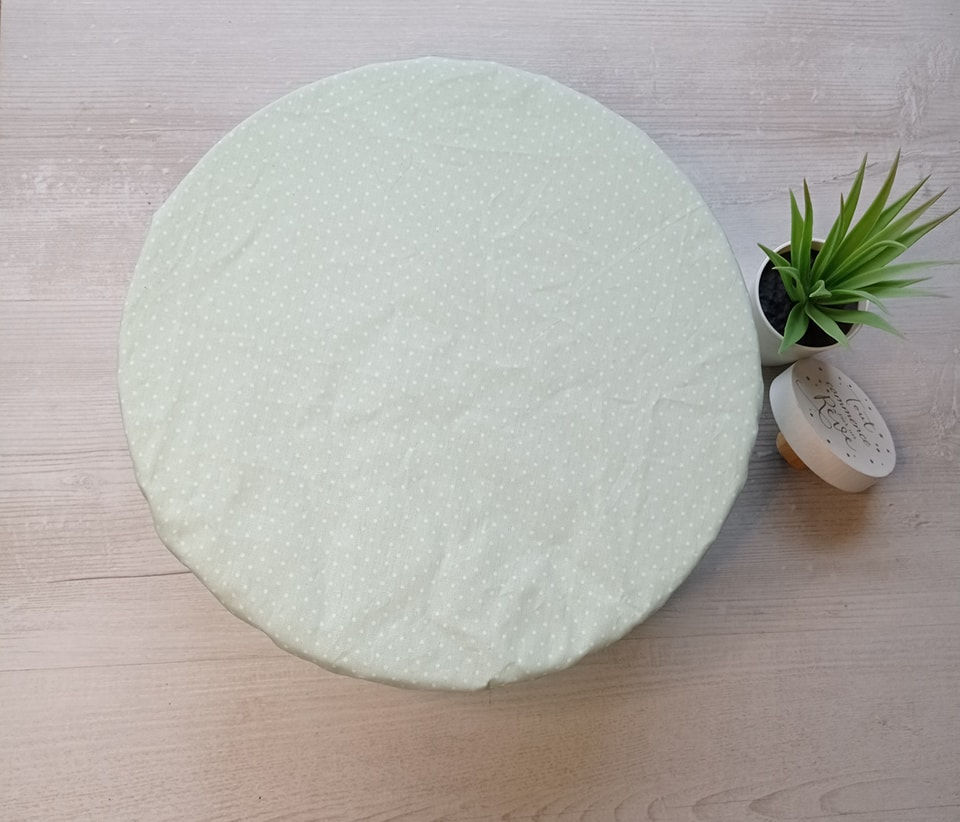 Charlotte couvre plat coton enduit 30/35 cm de diamètre