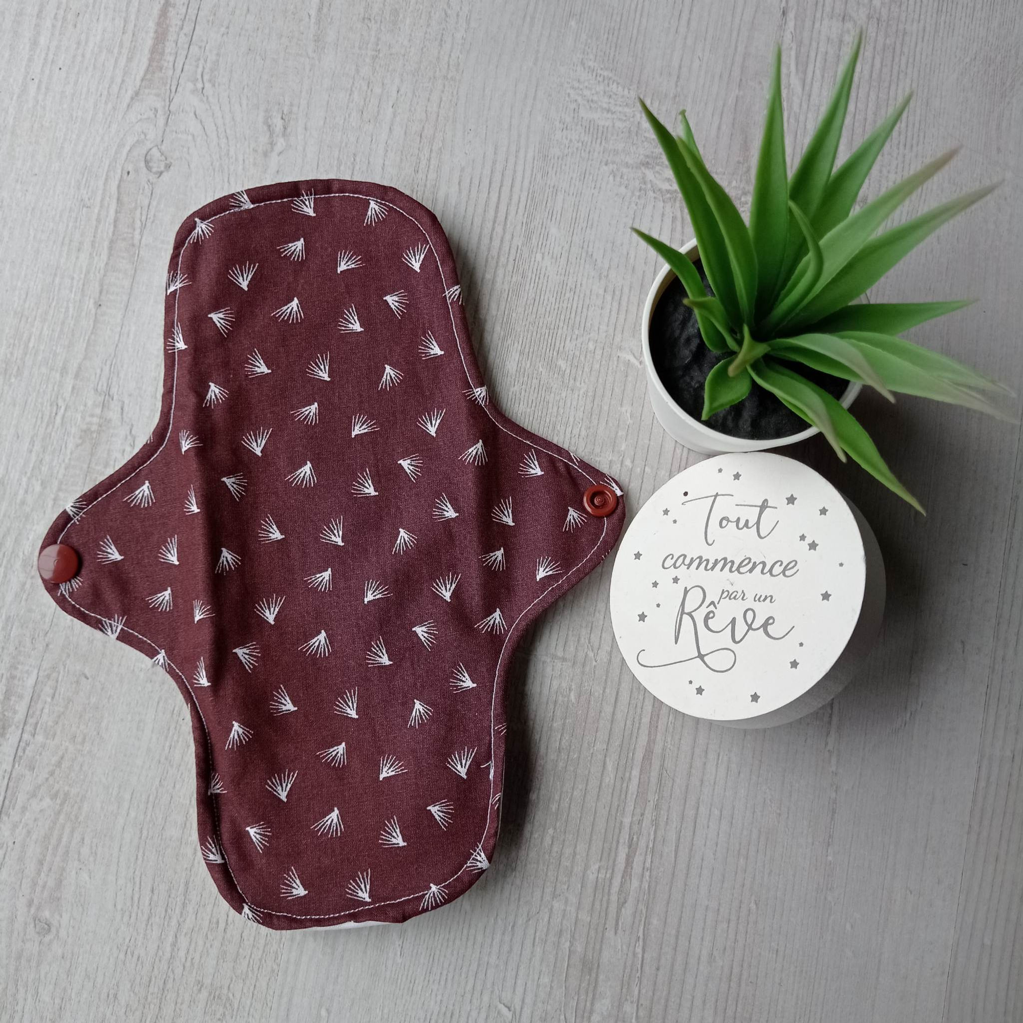 Serviette Hygiénique Lavable jour lavable en coton