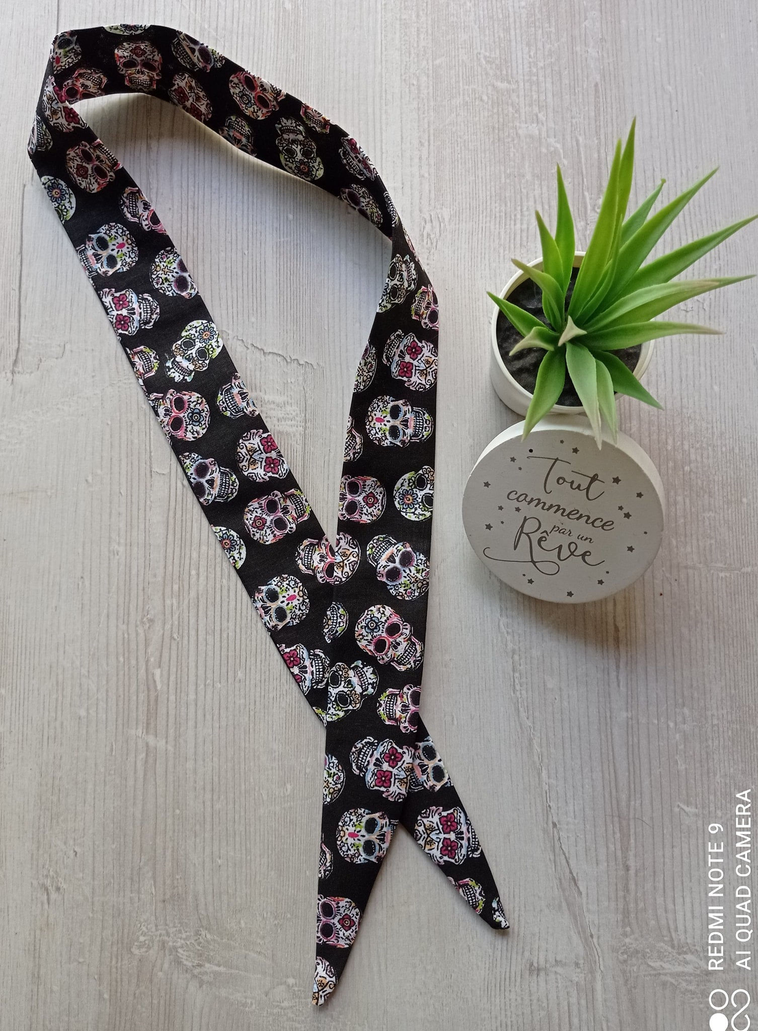 bandeau à nouer fait main