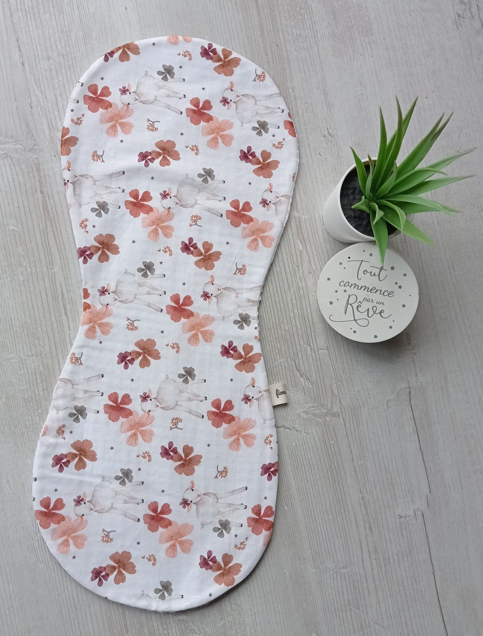 protège épaule en coton et éponge nid d'abeille