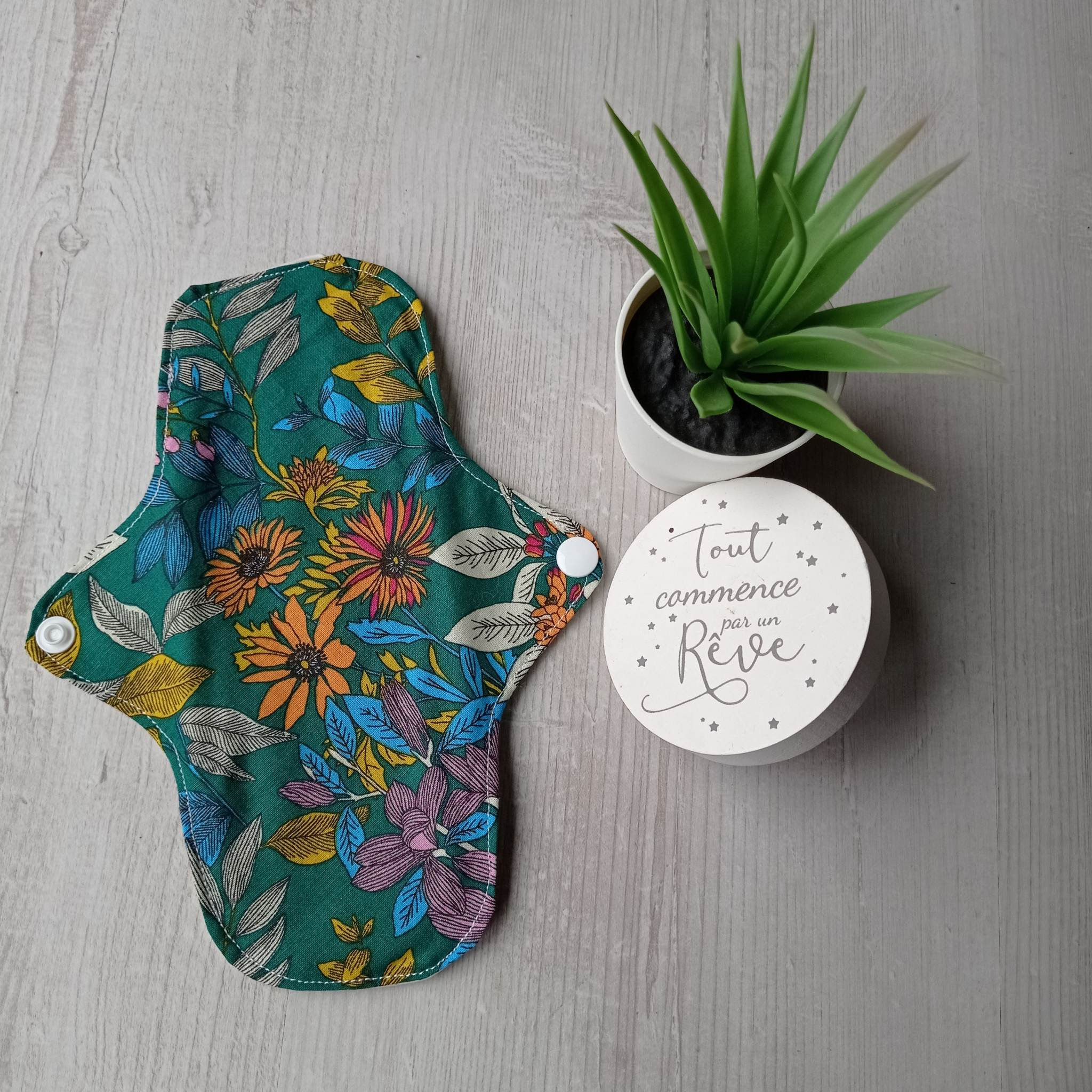 Serviette Hygiénique Lavable jour lavable en coton