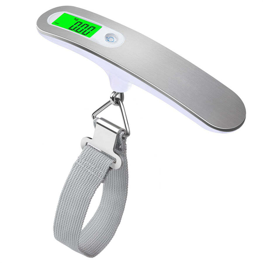 Thumbnail: Small Portable Scale Digital LCD Display 110lb/50kg Electronic Luggage Hanging