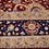 Thumbnail: Fine Pakistan Mogul Rug, Traditional, rosewood red, with dark cerulean blue