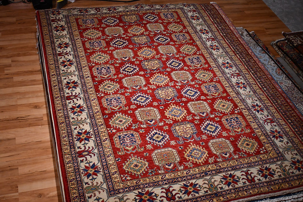 Thumbnail: 10' 2" X 7' 2" Kazak - 1921-509