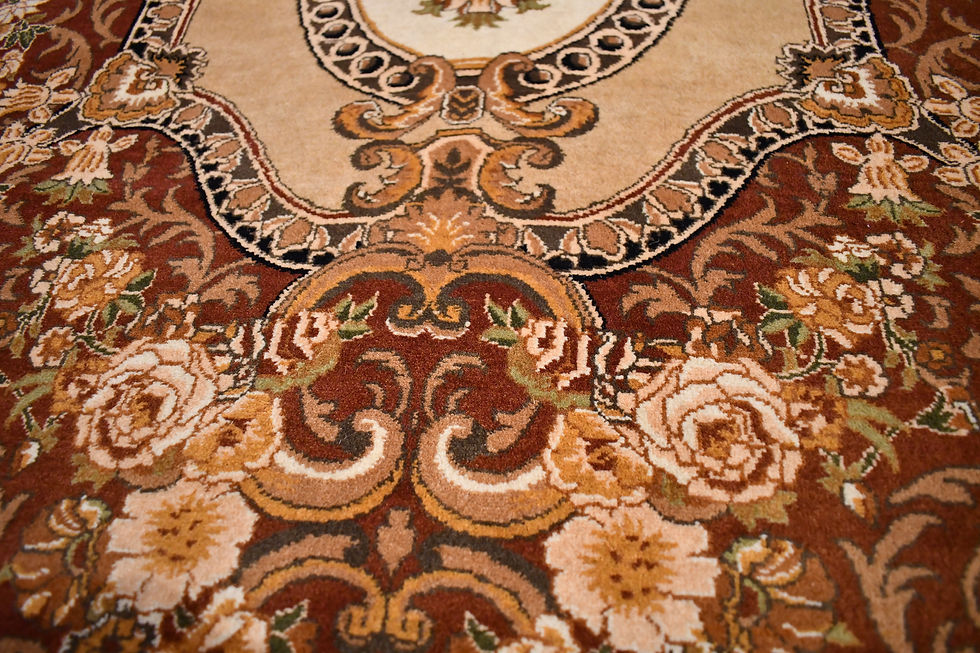 Thumbnail: 6'2" x 9'1" Handmade in Pakistan - 1388-202