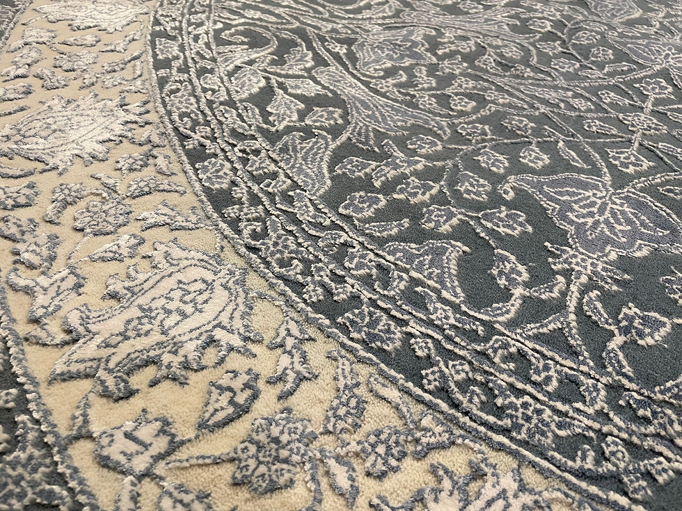 Thumbnail: 6' 1" X 6' 1" Handmade in India - 8251-58
