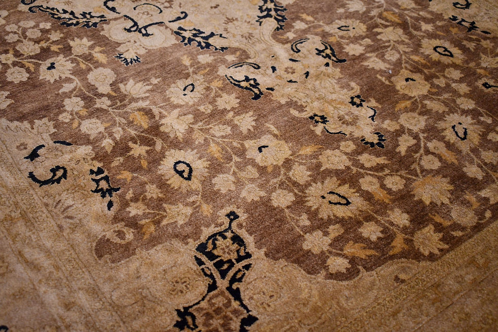 Thumbnail: 6'2" x 8'10" Handmade in Pakistan - 1450-390