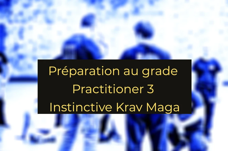 Préparation au grade Practitioner 3 Instinctive Krav Maga