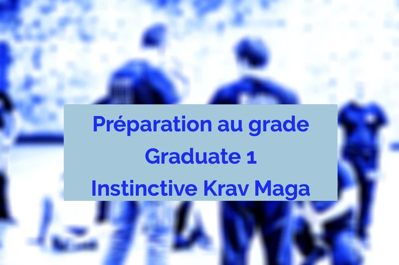 Formation Graduate 1 Instinctive Krav Maga