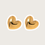 Thumbnail: Oorbellen - BIG HEART STUDS 