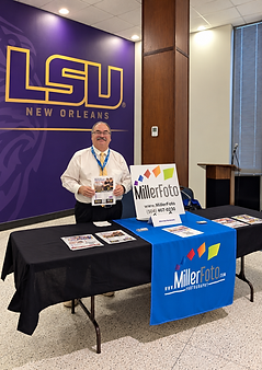 Eric Miller of MillerFoto at LSU New Orleans Career Day