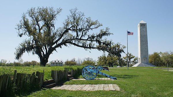 Chalmette Battlefield in St. Bernard Parish, Louisiana