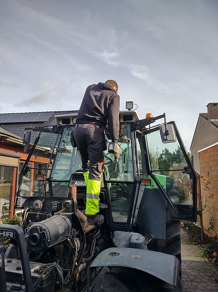 Een werkfoto van mezelf