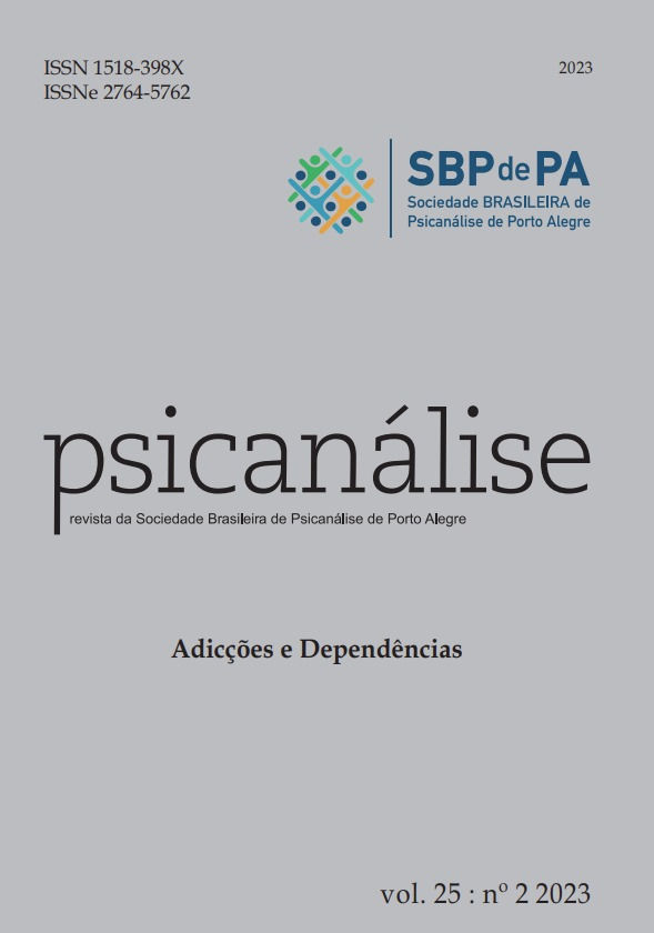 Produto: Revista Psicanálise v.25, n.2, 2023