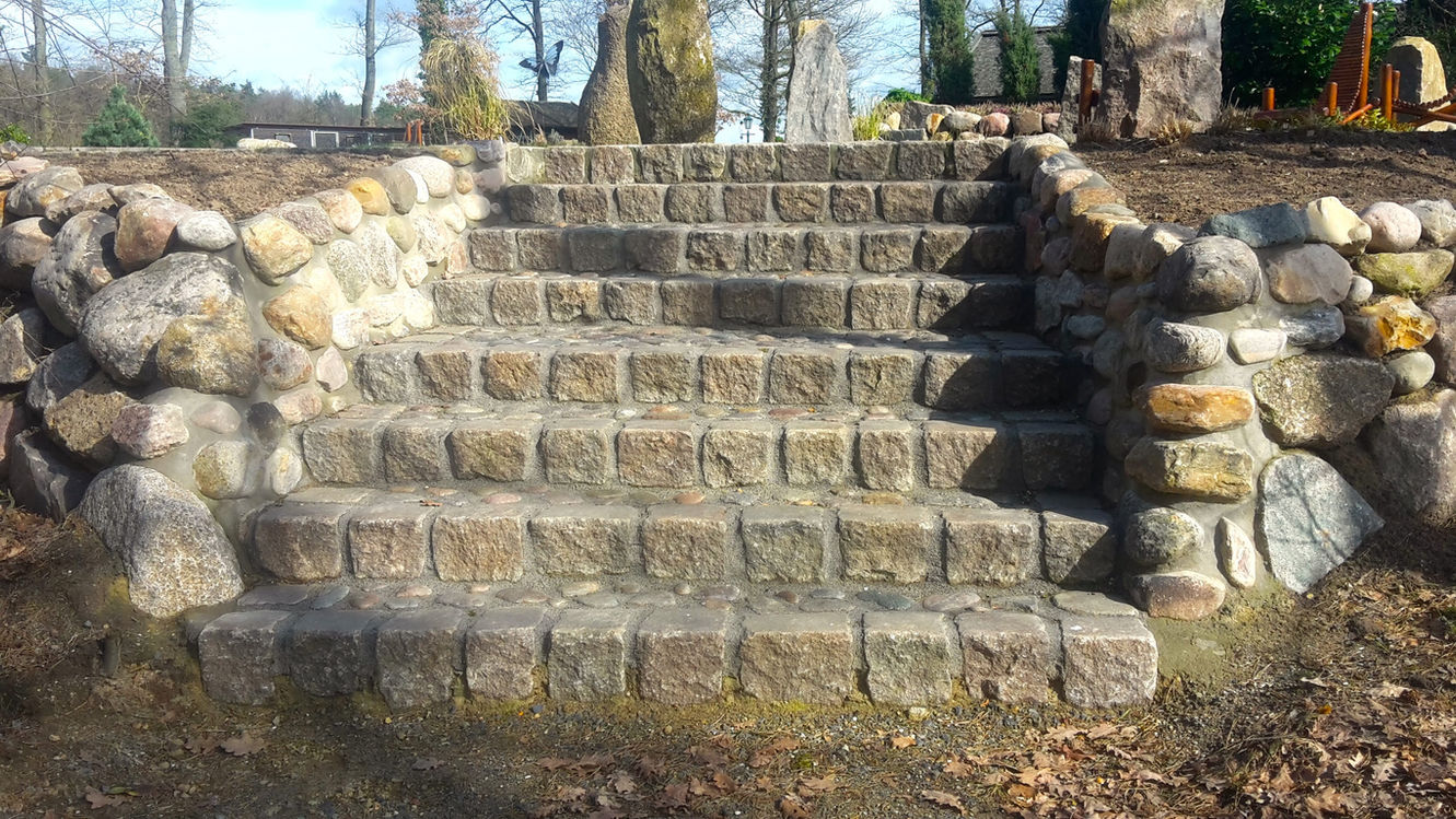 Steintreppe - A & N Dienstleistungen, Papenburg