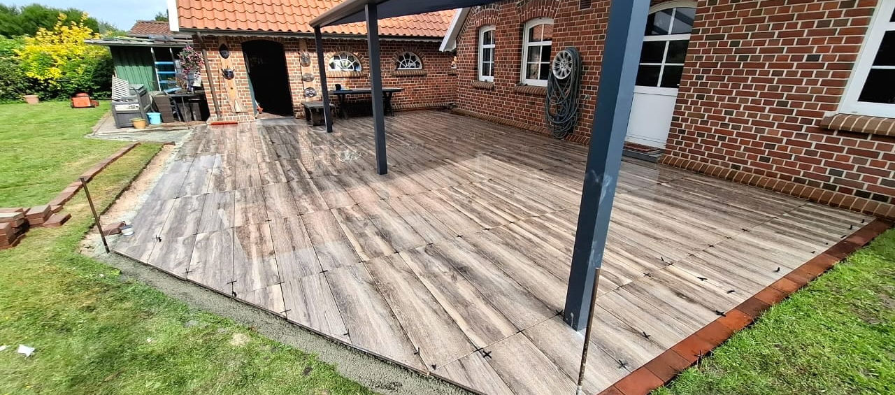 Terrassenplatten / Überdachung - A & N Dienstleistungen