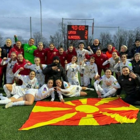 Македонските фудбалерки ја совладаа Летонија на стартот на евроквалификациите