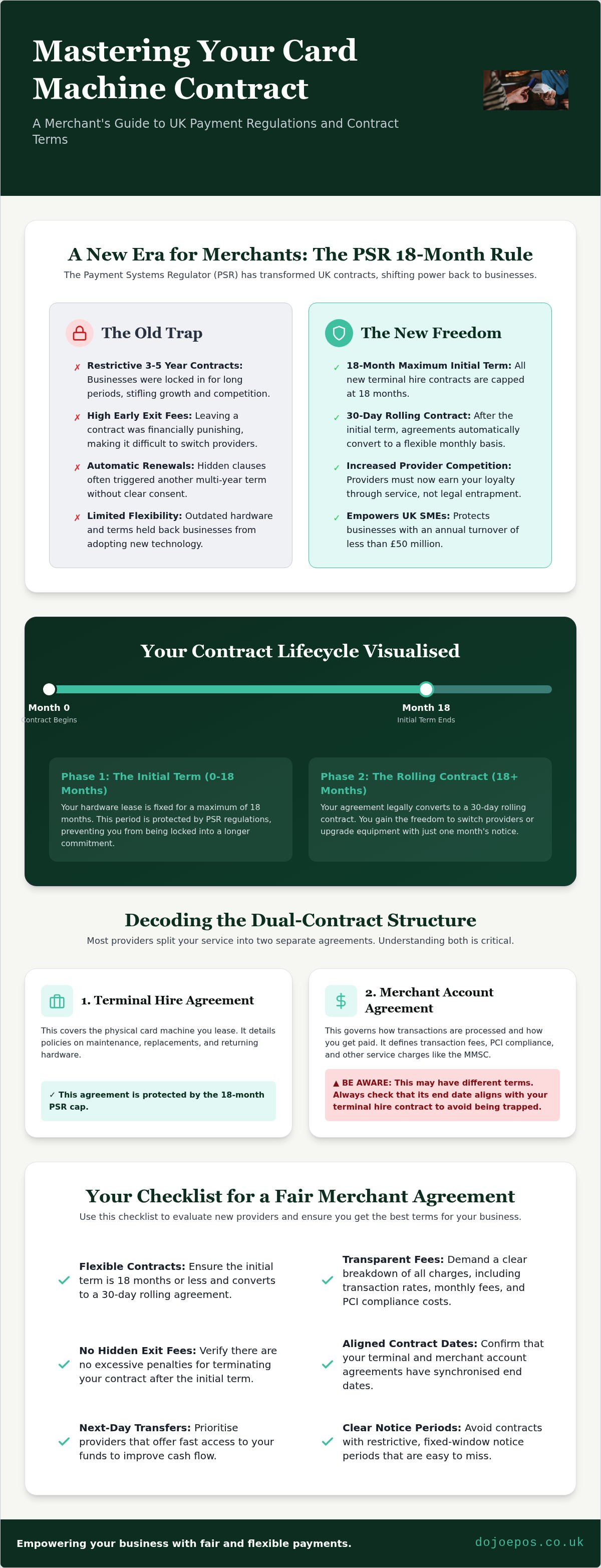Card machine contract terms