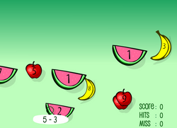 Fruit Splat Subtraction