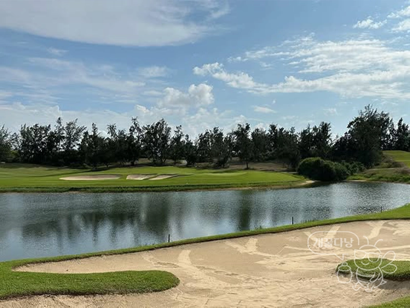 다낭 몽고메리 골프장 벙커 헤저드