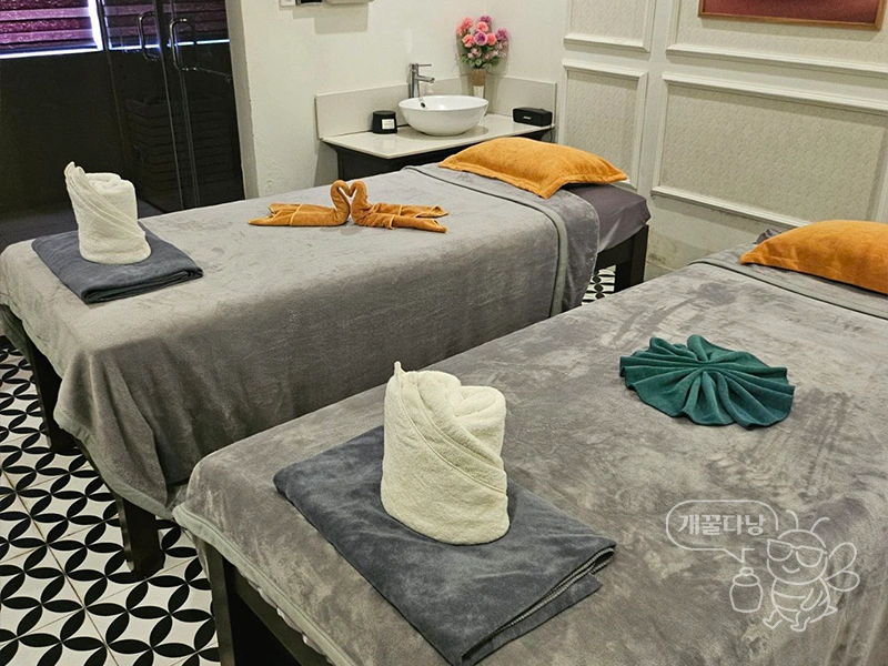 다낭 vip감성 이발소 마사지 룸