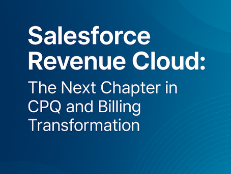Salesforce Revenue Cloud