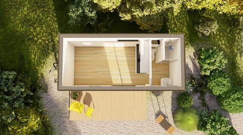 studios de jardin en bois, Atelier Tiny, Bretagne