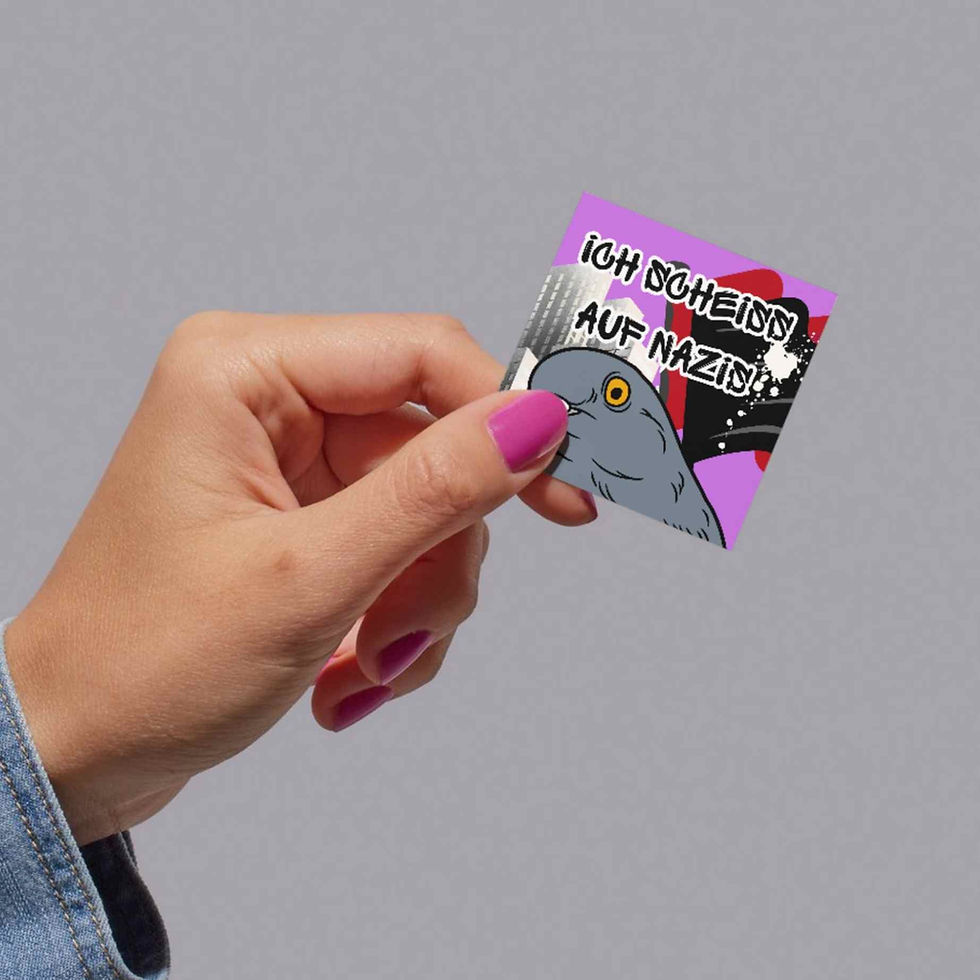 Ich Scheiss Auf Nazis - Sticker