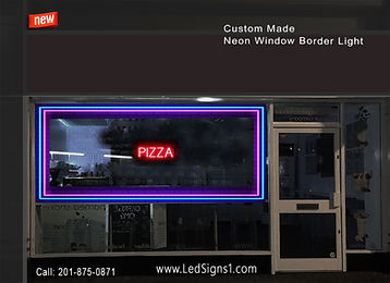 Led Neon Window Border straight Line light