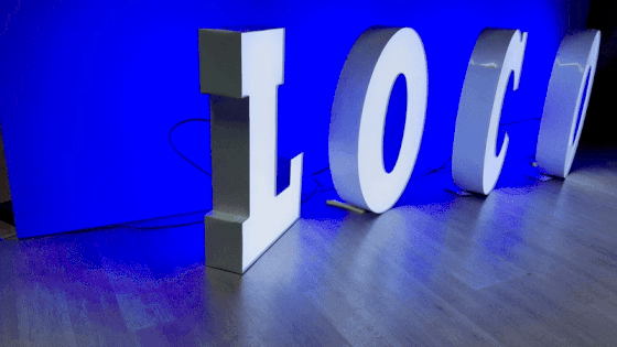 Front and Backlit letters